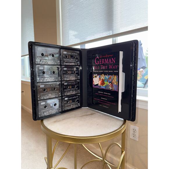 Living Language German All The Way – Complete 1994 Cassette & Book Set – UNUSED - Picture 5 of 7